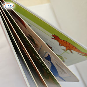 Conception de forme étrange en gros personnalisée, motif pour enfants, service d'impression de livres en carton à rabat en couleur - Product Image 1