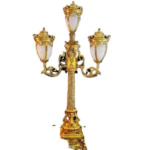 Lampadaire solaire LED extérieur en cuivre pour jardin, IP65, durée de vie de 50 000 heures - Product Image 5