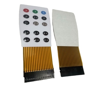 Customize Matte Texture PET Material Embossing Button <strong>Graphic</strong> Overlay FPC <strong>Membrane</strong> Switch <strong>Keyboard</strong> for Remote Controller - Product Image 6