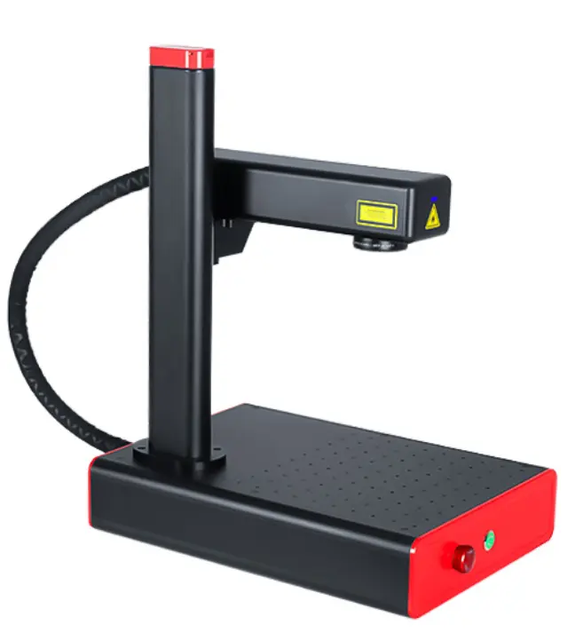 EM-SMART 20w Small Fiber Laser Marking and Engraving Machine Portable Laser Marking Machine Factory Price Christmas Promotion