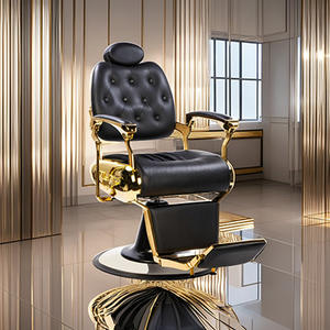 Sillón de Peluquería Giratorio de Lujo, Ajustable en Altura, Estilo Americano, Reclinable, con Comodidad y Durabilidad - Product Image 2