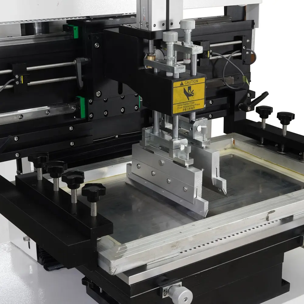 अर्द्ध ऑटो श्रीमती स्टैंसिल प्रिंटर एलईडी/पीसीबी स्वचालित स्क्रीन प्रिंटिंग मशीन/मिलाप पेस्ट मुद्रण मशीन