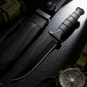 Cuchillo Bowie HK SS289 de Hoja Fija de Acero Inoxidable de Alta Calidad, 200 cm, Punta Recta, para Exteriores, Camping, con Mango de Madera - Product Image 4