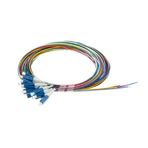 12色光纤芯Lc单模OS2 0.9毫米尾纤Lc Sc St Fc upc Upcfiber尾纤