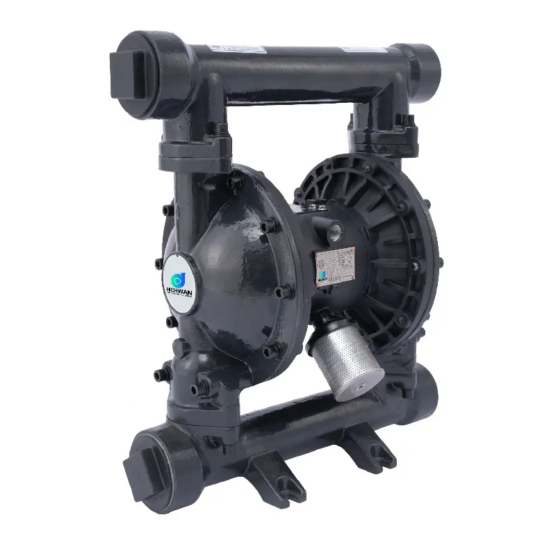 HICHWAN QBY3-50Q Nodular Cast Iron Diaphragm Pump For Glue Paint Petroleum