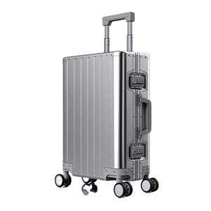 2024 nouvelles valises de voyage tout en aluminium Logo personnalisé bagages conçus sacs de <span class=keywords><strong>Laugage</strong></span> bagages unisexe - Product Image 3