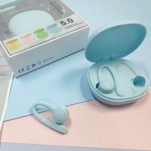 Fábrica OEM Nuevo Macaron Tws Earhook Auricular Estuche <span class=keywords><strong>de</strong></span> <span class=keywords><strong>carga</strong></span> True Wireless Blue Tooth 5,0 Auriculares <span class=keywords><strong>I12</strong></span> Auriculares para juegos - Product Image 3