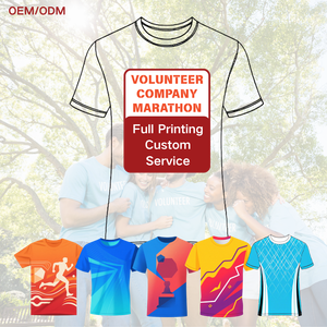Camiseta Deportiva Sublimada Personalizada al por Mayor para Maratón, Recuerdo Corporativo, 100% Poliéster - Product Image 2