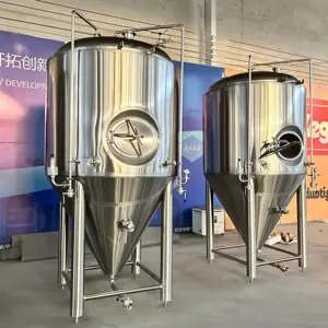 Equipo de elaboración de cerveza CARRY BREWTECH 500L 1000L 2000L 5BBL 10BBL 20BBL tanque fermentador cónico de cerveza isobárico FV 500l