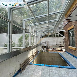 Trade Assurance Personalizado Four Seasons Sunroom Popular Patio exterior recinto con diseño retráctil Cubierta de aluminio <span class=keywords><strong>para</strong></span> patio - Product Image 5