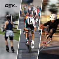 Casques de vélo réglables personnalisés OEM ODM pour garçons et filles avec protection de la tête, 22 aérations, matériau PC+EPS - Marque DEVIATE