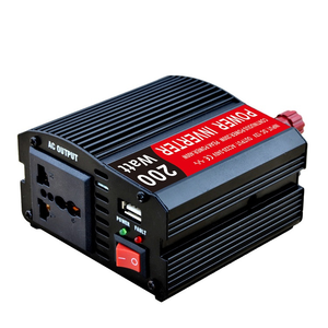อินเวอร์เตอร์แปลงไฟแบบไซน์<span class=keywords><strong>เวฟ</strong></span>ดัดแปลง 200w 12v 220v ออฟกริด อินเวอร์เตอร์ในรถยนต์ แปลงไฟจากดีซีเป็นเอซี 12V เป็น 220V อินเวอร์เตอร์แบบพกพา - Product Image 2