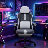 Chaise de jeu pour ordinateur réglable en hauteur, abordable, ergonomique, nouvelle chaise de jeu pour joueurs avec repose-pieds