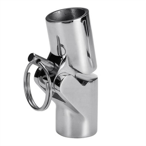 Barang baru lipat Bimini baja tahan karat putar perangkat keras laut untuk fitting perahu selang Aluminium tahan lama dan tangga kapal - Product Image 6