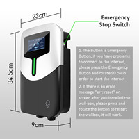 Borne de recharge murale pour véhicules électriques GB/T, station de recharge pour voitures, chargeur EV 32A 7KW 11KW 22KW Wallbox