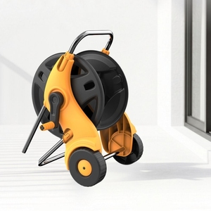 Carrito Móvil para Enrollar Mangueras, de Plástico, Ergonómico, Ajustable en Altura, Resistente, 50 m, para Riego de Jardín al Aire Libre - Product Image 4