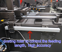 Scie à ruban CNC automatique intelligente GS260 avec moteur de 2,2 kW et alimentation automatique par engrenage pour la découpe des métaux