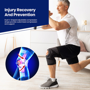 Rodilleras deportivas Deportes al aire libre Compresión Absorción de impacto Transpirable Baloncesto Montar Patella Band Brace - Product Image 2
