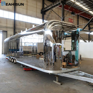 14 Ft Food Trailers Volledig Commerciële <span class=keywords><strong>Service</strong></span> Apparatuur Keuken Ijssalon Levering Food Cabine Koffieaanhangwagen Mobiele Food Truck - Product Image 3