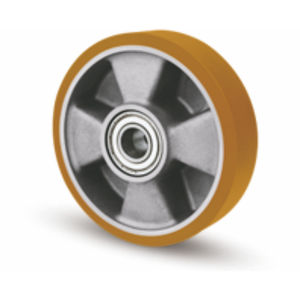 Hochleistungs-PU-Lenk rolle und Rad 5/Zoll Verriegelung rollen mit Bremse - Product Image 2