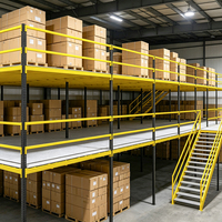 Plateforme de mezzanine industrielle à charge lourde pour entrepôt, pour stockage de marchandises palettisées