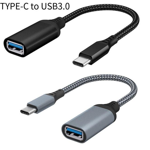 New Style Usb 3.1 Type-C Type C Male To Usb3.0 Female Otg Adapter Data Cable Usb-C Naar Usb-A Adapter Cable