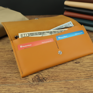 Long <b>Wallet</b> Clutch Bag Multi Credit Card <b>Coins</b> Holder Purses High Quality Genuine Leather Unisex Open Closure Money Handbag - Product Image 1