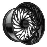 SL 26X10 26X12 22X10 26X16 Velg Tempa Aluminium Alloy Super Single Kustom dengan 8X180 8X170 untuk Silverado 2500HD Ford F250