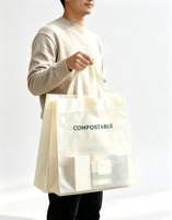 Sac de courses compostable - Sacs de courses recyclables, compostables, réutilisables et biodégradables