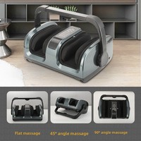 Masseur de pieds chauffant sans fil avec télécommande, pour la circulation des méridiens, appareil de thérapie des pieds entièrement automatique, massage par pétrissage