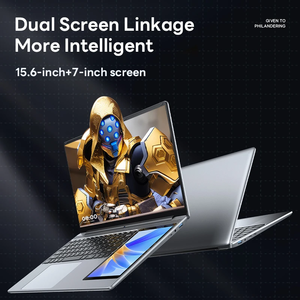 15.6 "+ 7" OEM 1920*1080p 비즈니스 노트북 인텔 I7 N100 프로세서 16GB RAM 휴대용 듀얼 더블 듀오 스크린 노트북 브랜드 새로운 - Product Image 6