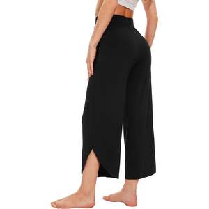 Pantalones Capri de Bambú Viscosa para Mujer al por Mayor, Pantalones Anchos para Dormir con Bolsillos, Suaves y Frescos, Tallas S-XXL - Product Image 1