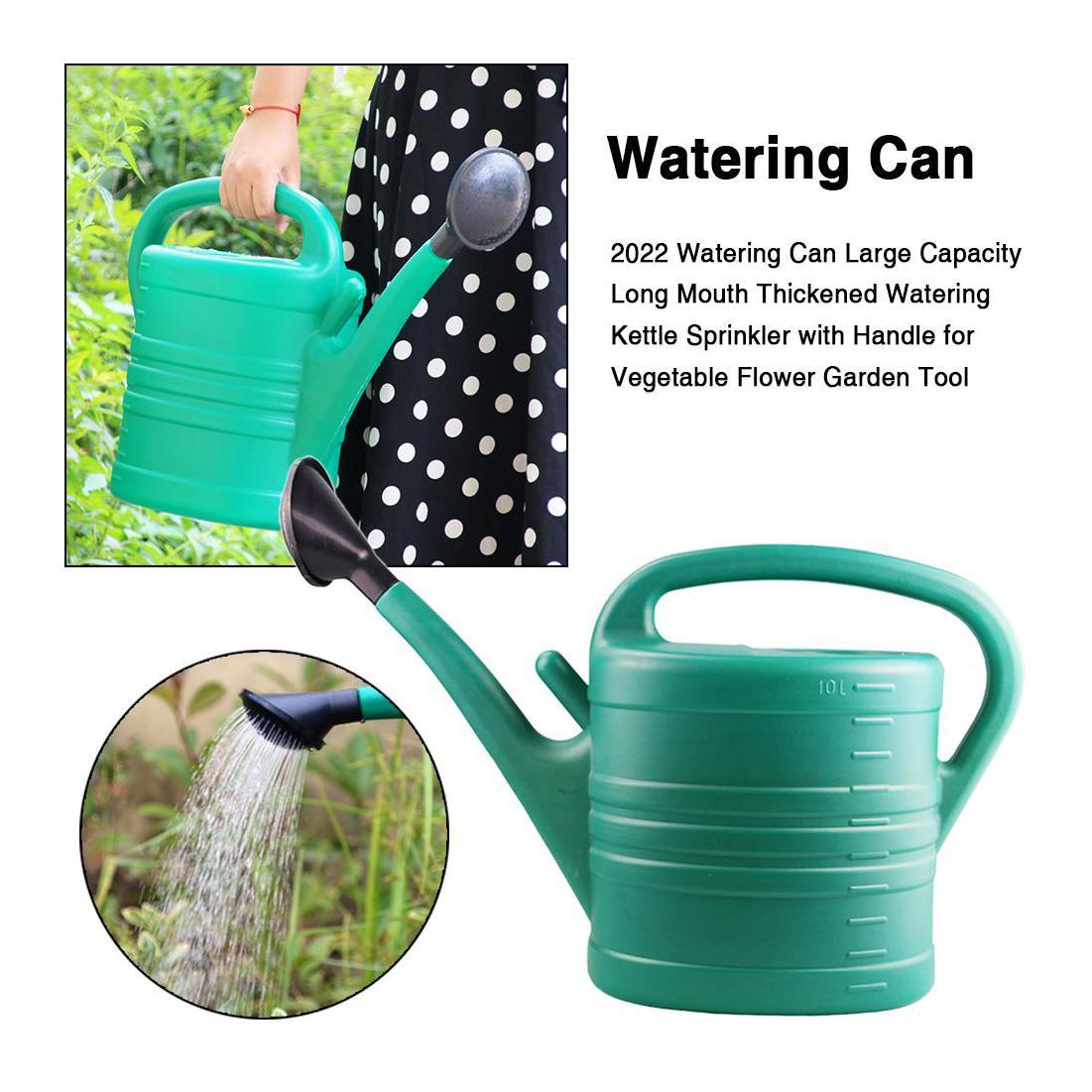 5L, 8L, 10L Watering Cans - Durable, Large Capacity
