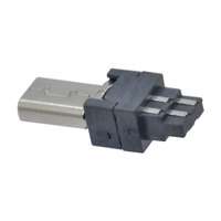 Mini USB 8 pines carcasa de Metal niquelado enchufe macho Mini conector USB cable de datos de teléfono móvil Puerto Jack