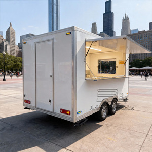 Chariot de nourriture mobile vintage de rue, remorque pour crêpes, smoothies, desserts, pancakes, beignets, boulangerie, camions de nourriture d'<span class=keywords><strong>occasion</strong></span> pas chers - Product Image 4