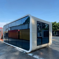 Maison Apple 20 pieds 40 pieds Cabine d'hôtel Camping Maison modulaire préfabriquée Tiny Prefab Apple Cabin Container Maison portable