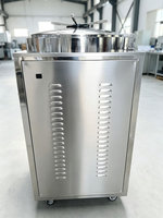 Stérilisateur à vapeur automatique en acier inoxydable 304, autoclave vertical de 200 L, machine de stérilisation alimentaire pour la culture des champignons