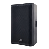 Sistema de Altavoces Activos Behringer DR115DSP de 15 Pulgadas, 1400 Watts, Rango Completo, Caja de Sonido Amplificada, Equipo de Música para Escenario