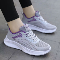 Chaussures de sport printemps-été, nouvelles chaussures pour femmes, confortables, respirantes, tissage volant, course à pied, décontractées, chaussures de voyage