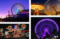 Pixel programmable automatique rgb cabochon led lumière led carnaval parc d'attractions lampe
