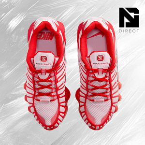 Nike Shox TL Pink Foam Habanero Red Mesh Zapatillas para correr acolchadas con cordones, zapatillas de lujo para todas las estaciones - Product Image 3