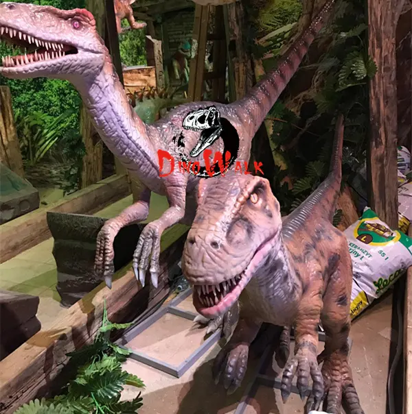 สวนสนุก Velociraptor บิ๊กทีเร็กซ์ไดโนเสาร์สำหรับขาย