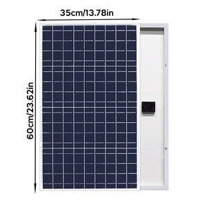 Panneau solaire en verre polycristallin 30W 6V/18V |   Planche légère et flexible - Product Image 3