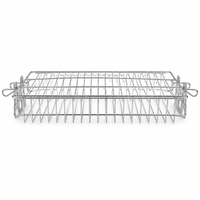 Panier carré pour rôtissoire BBQ