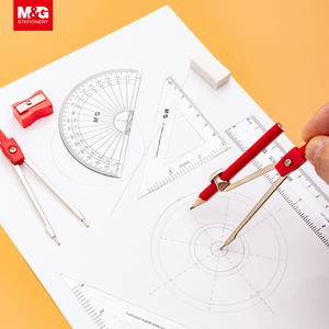 M & G Bộ Toán Học La Bàn Dụng Cụ Mài Xóa Bút Chì Bộ Thước Kẻ Thời Gian Biểu Với Hộp Kim Loại - Product Image 6