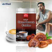 La boîte de saveur crémeuse de café instantané de champignon de Ganoderma de choix sain soutient le bien-être et la vitalité généraux
