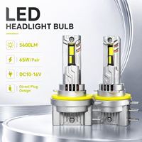 Phare LED tout-en-un SFIDA WM48 avec driver intégré, compatible Canbus, sans erreur EMC, super lumineux blanc 6000K