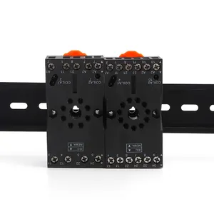 ABILKEEN IBJ-H08-E small sheet relay socket eight holes with plastic pull can be used to connect bridge connection 10a