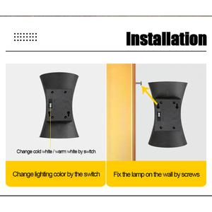 Ấm & lạnh Trắng COB lên xuống ngoài trời hiên đèn vườn dẫn ánh sáng Tường cho sân - Product Image 5