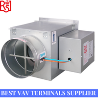 Boîte de distribution d'air HVAC boîte VAV de travail de conduit régulateur de contrôle de débit d'air automatique électrique amortisseur de dérivation pour climatiseur